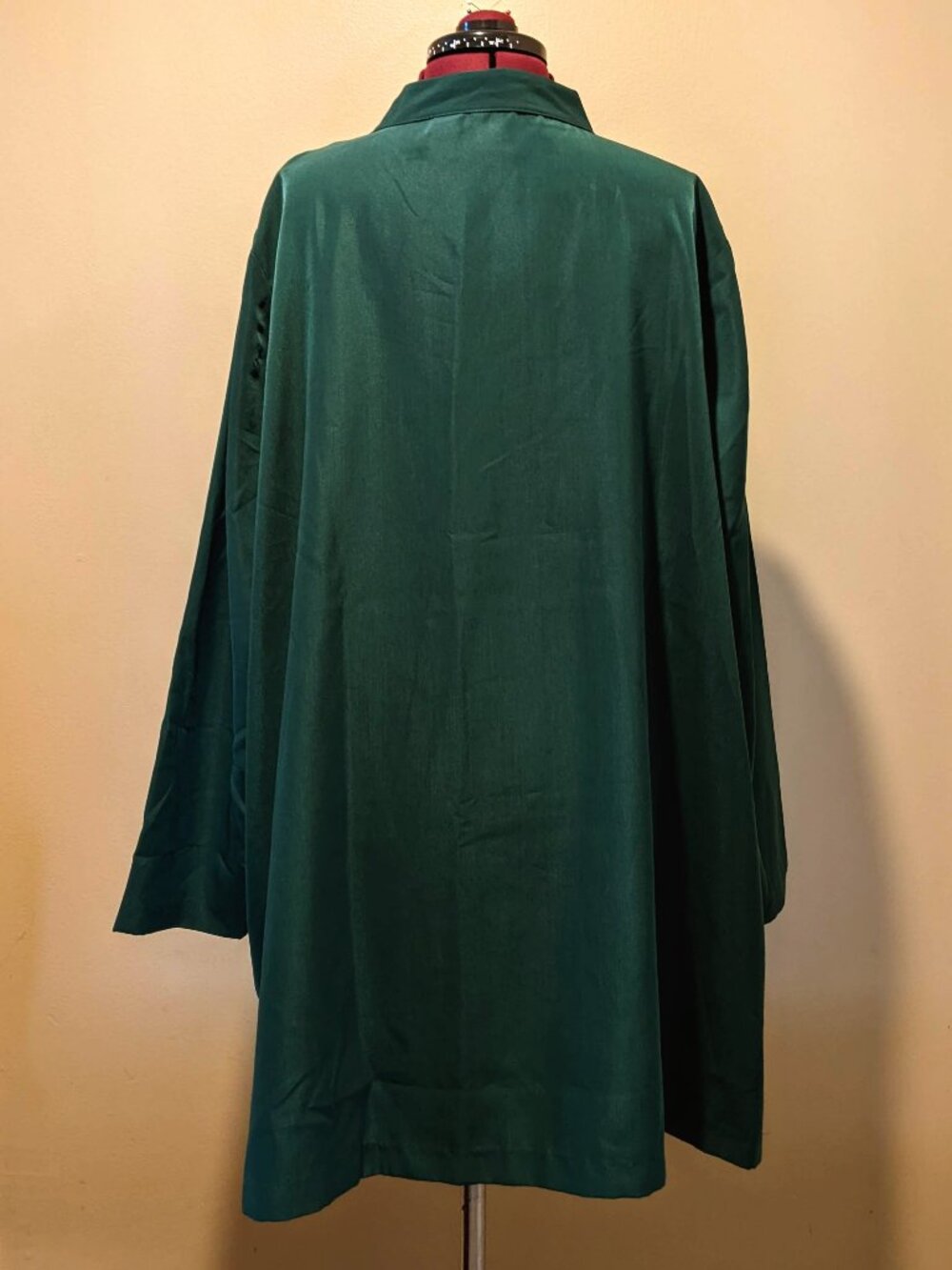 Roaman’s Dark Green Mandarin Collar Tunic / Jacket – 26W – NWT (No Tag) - Picture 4 of 9